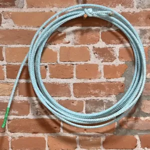 40' Open Range 3/8 Scant  Soft 3 Strand Rope in Ice Mint