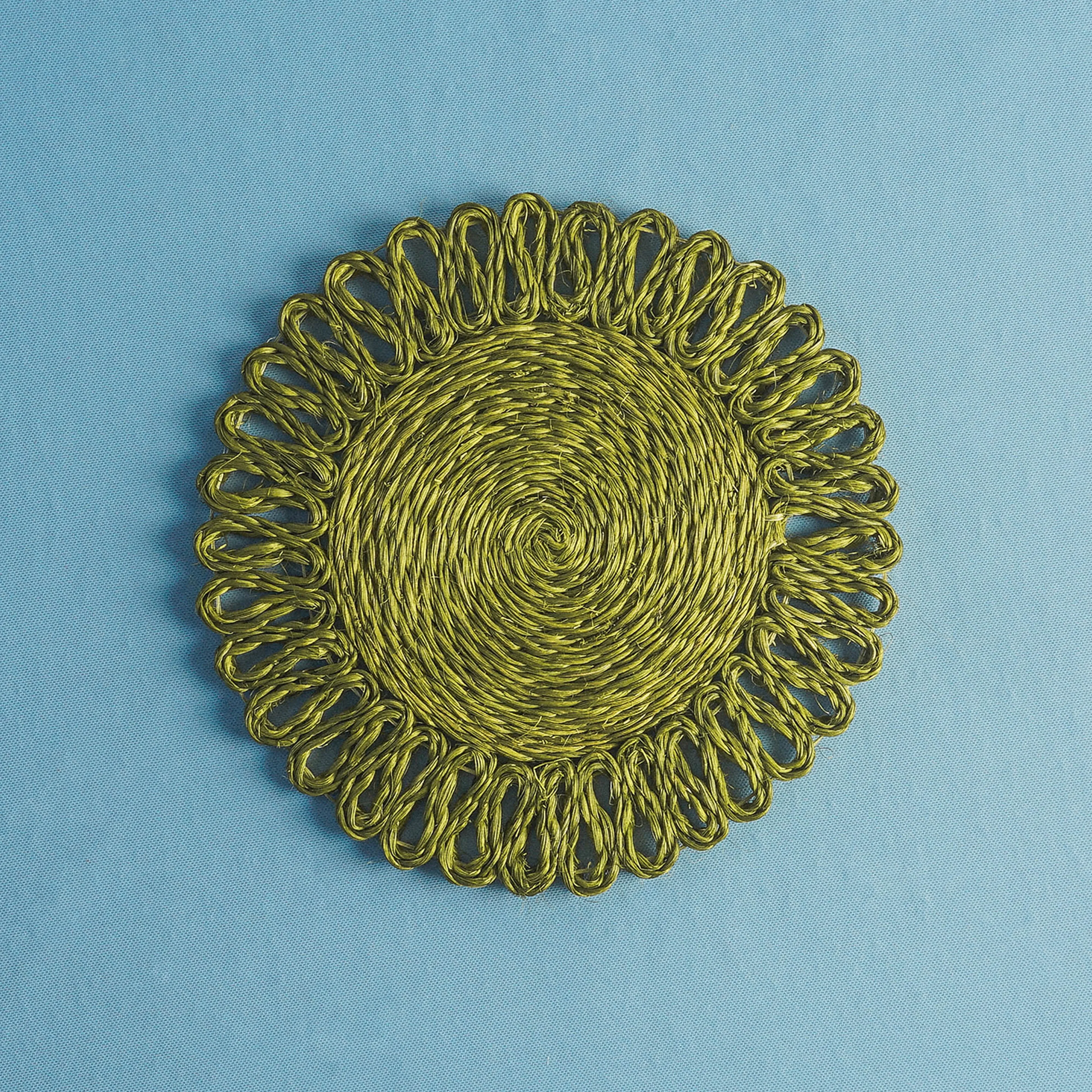Abaca Hotpad - Green