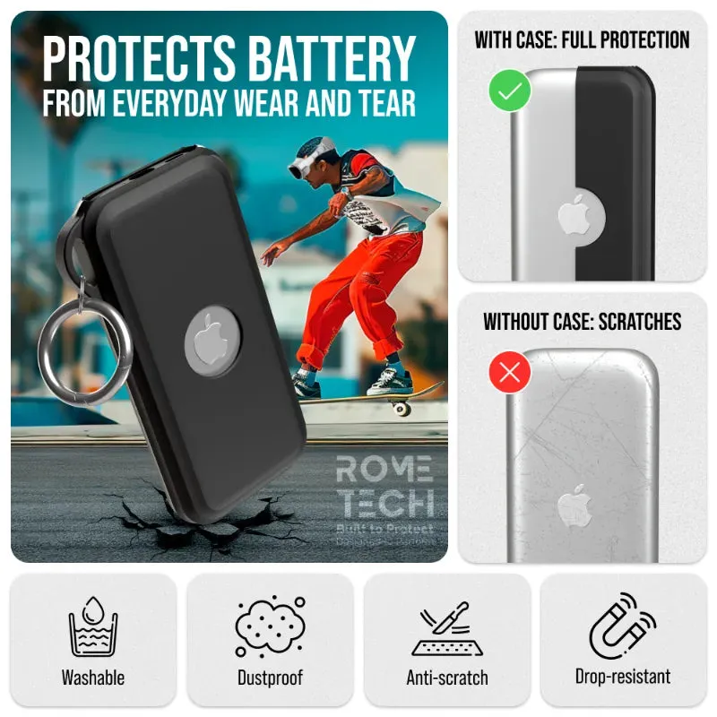 Apple Vision Pro Power Supply Protect Case Charging Battery Silicone Storage Cover with Ring
