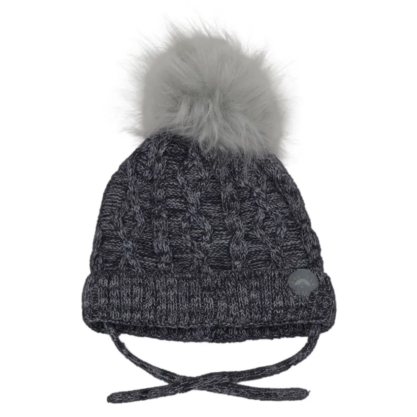 Cable Pom Hat