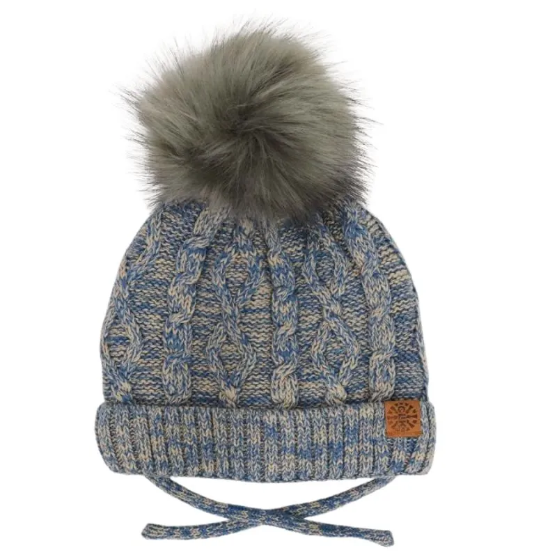 Cable Pom Hat