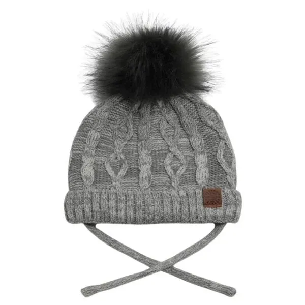 Cable Pom Hat