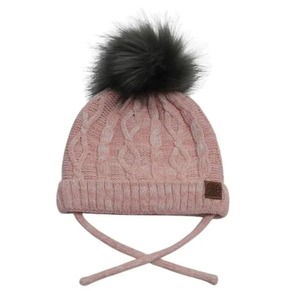 Cable Pom Hat