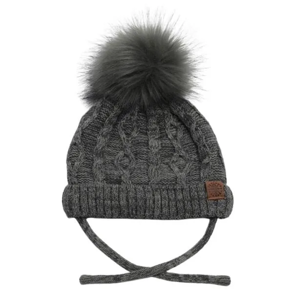 Cable Pom Hat