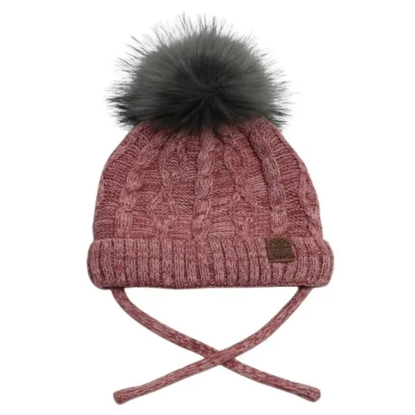 Cable Pom Hat