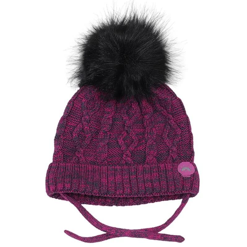 Cable Pom Hat