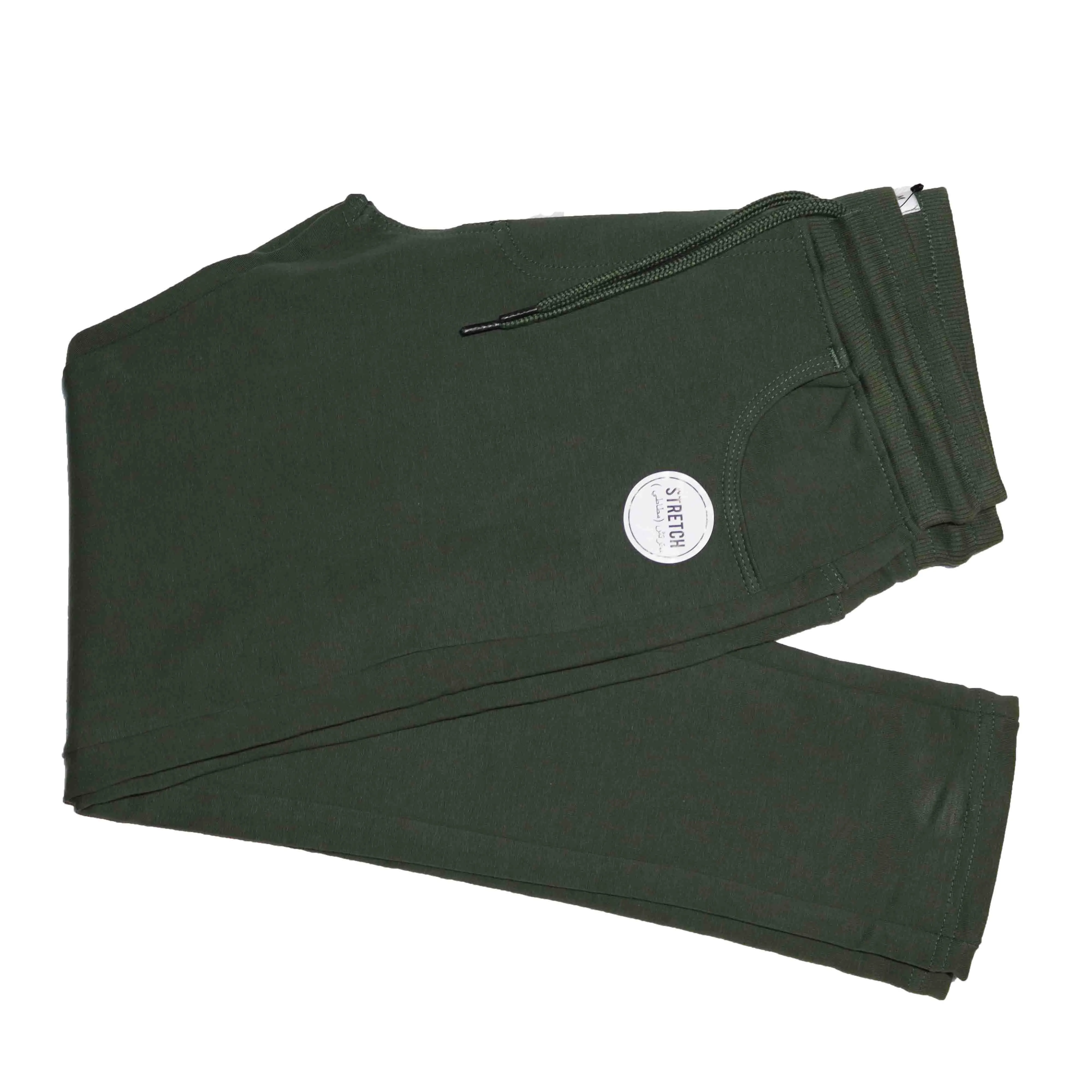 Dark Green Stretch Active Pants