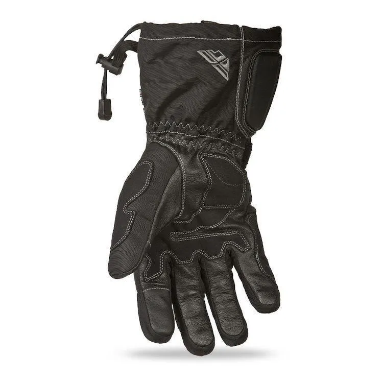 Fly Racing 'Aurora' Black Snowmobile Gloves