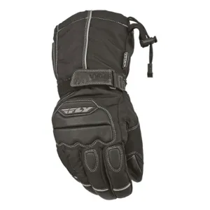 Fly Racing 'Aurora' Black Snowmobile Gloves