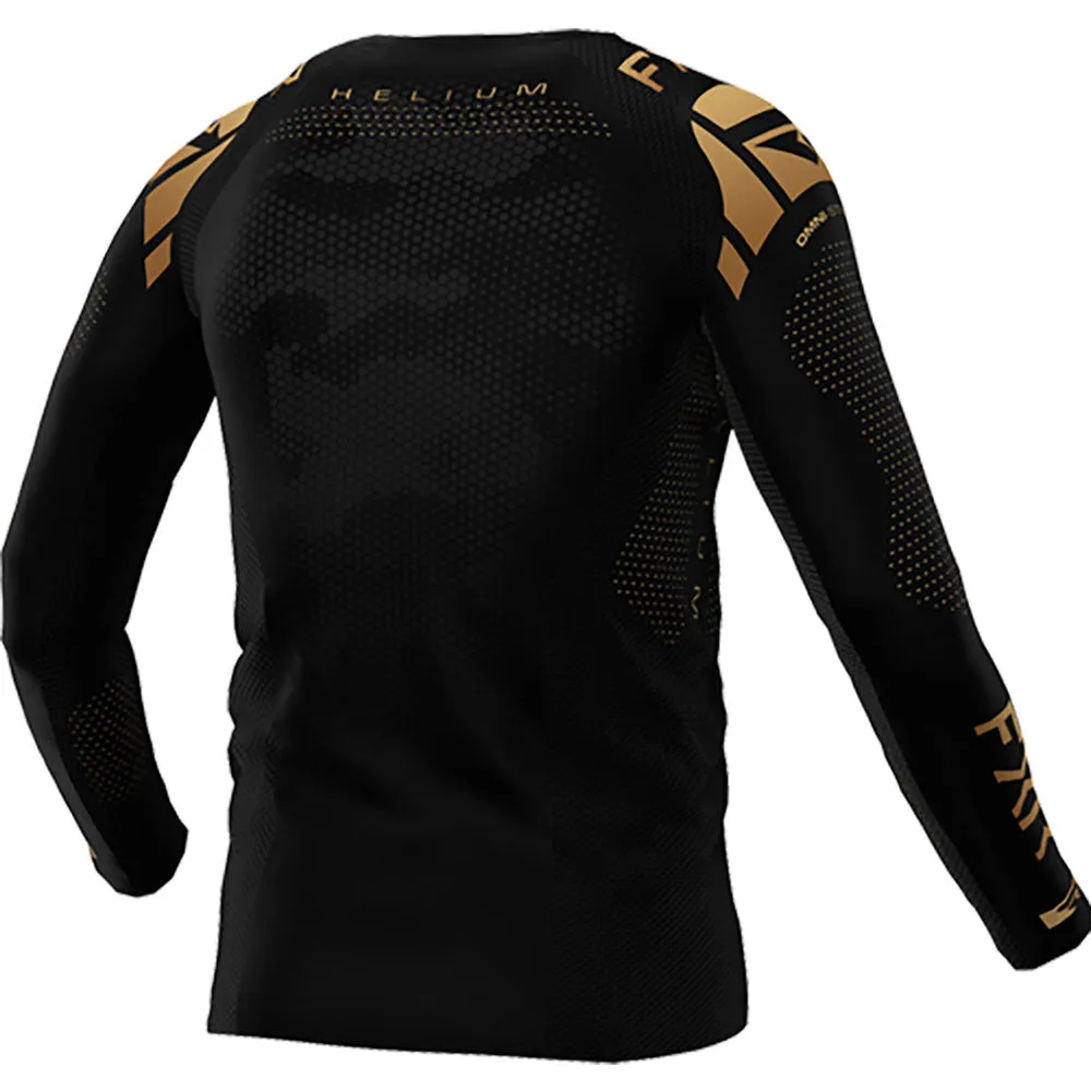 FXR Youth Helium MX Offroad Jersey Texas Tea Black