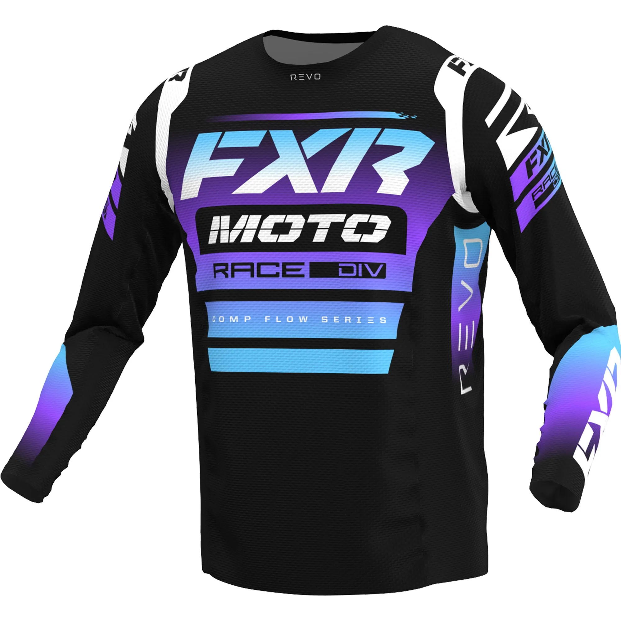 FXR  Youth Revo Comp MX Jersey XLT Lightweight Slim Fit Drop-Tail Slim Fit