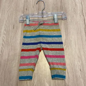 Gap cotton stripe pants 0-3M