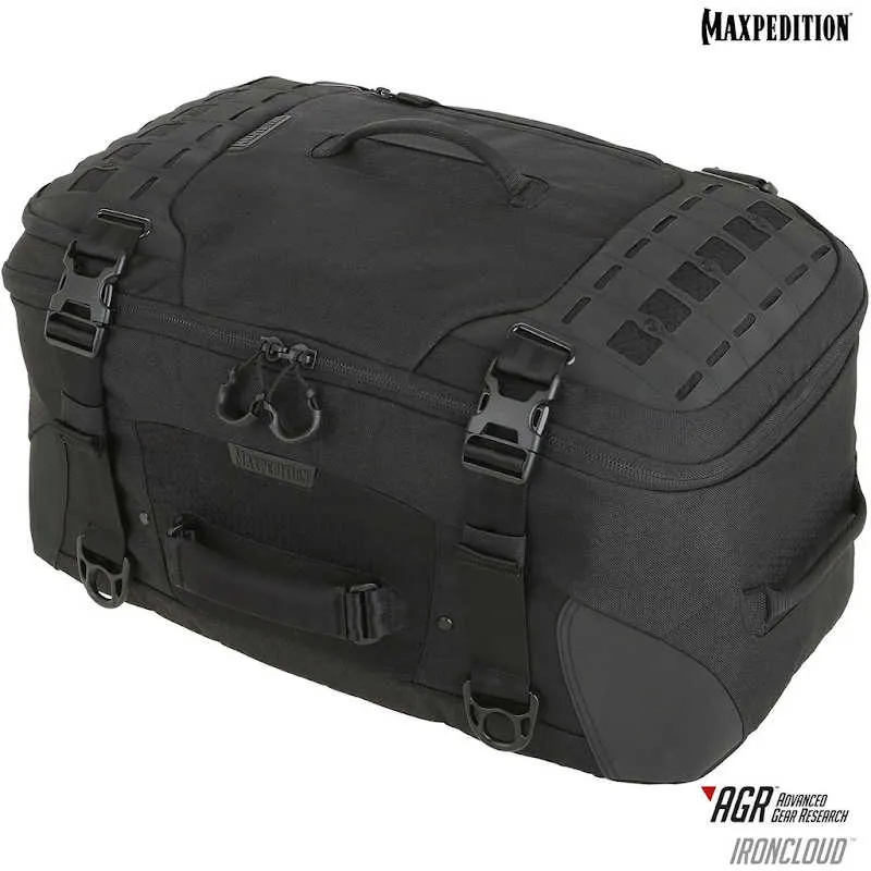 Maxpedition | IRONCLOUD | ADVENTURE TRAVEL BAG | 48L | Black