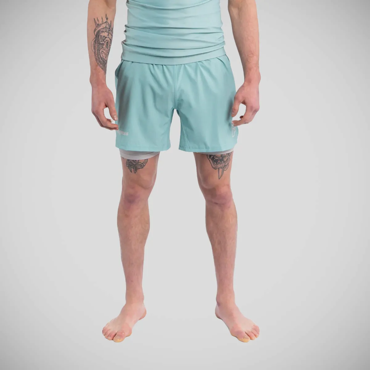 Progress Academy  Hybrid Shorts Mint/Bone