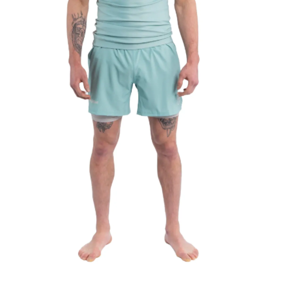 Progress Academy  Hybrid Shorts Mint/Bone