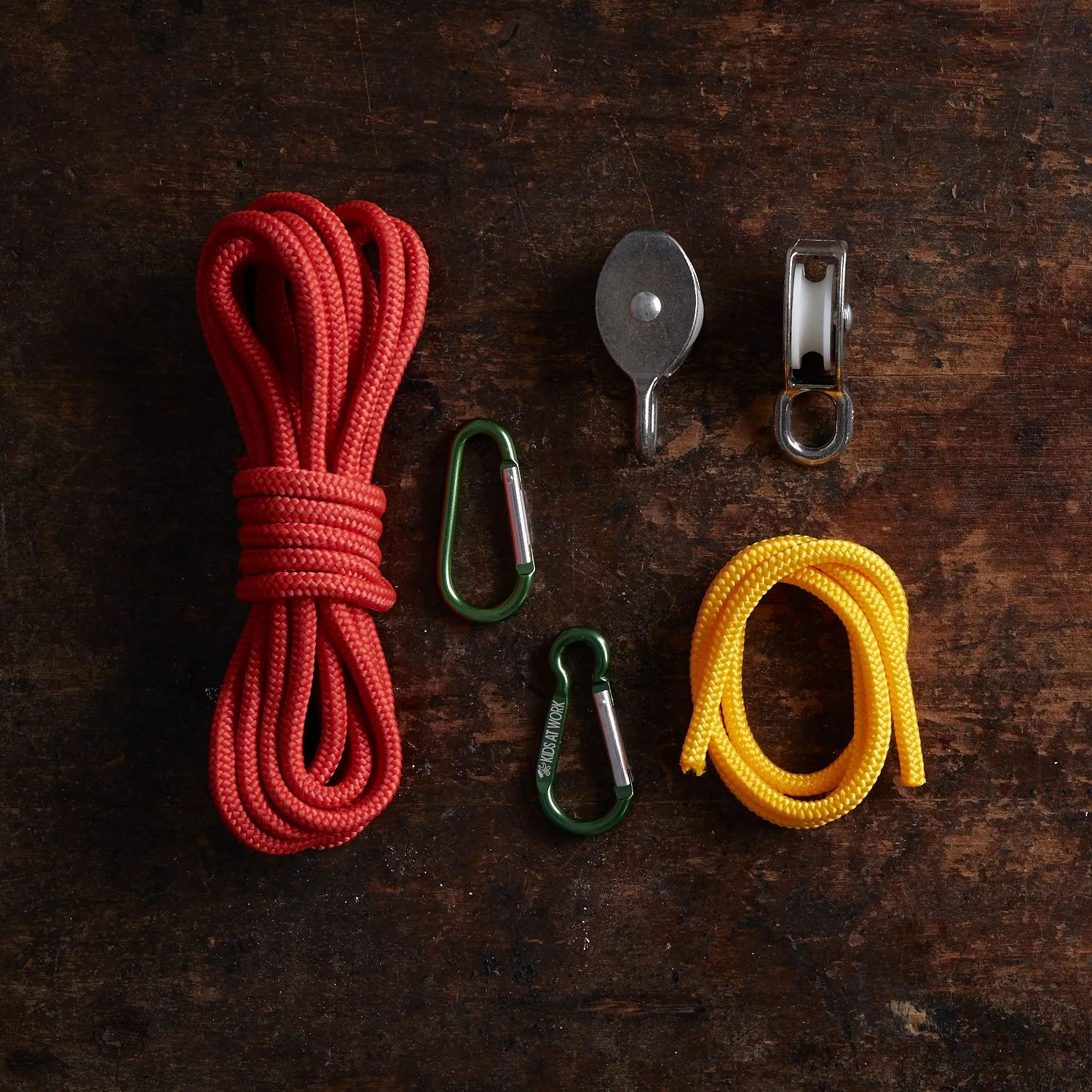 Rope Lifting Pulley Set - Set of 6