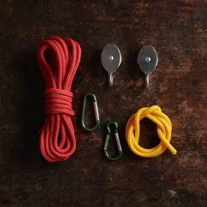 Rope Lifting Pulley Set - Set of 6