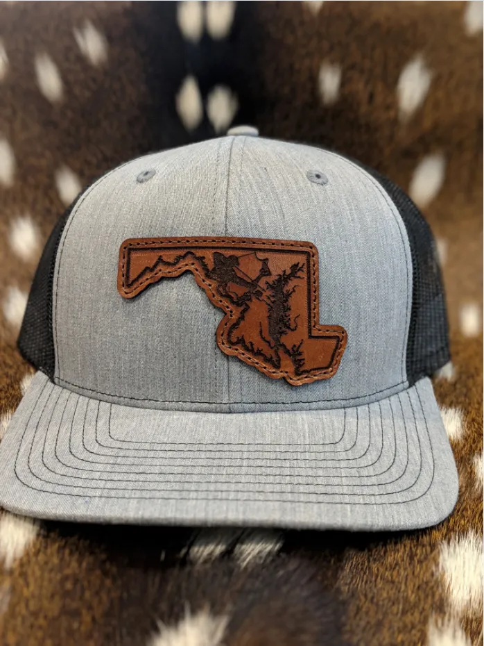 Sate of Maryland Bowfisherman PATCH Hat