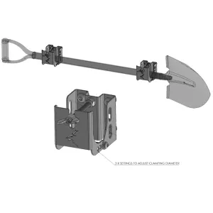 Shovel Mount Bracket | The Bush Company