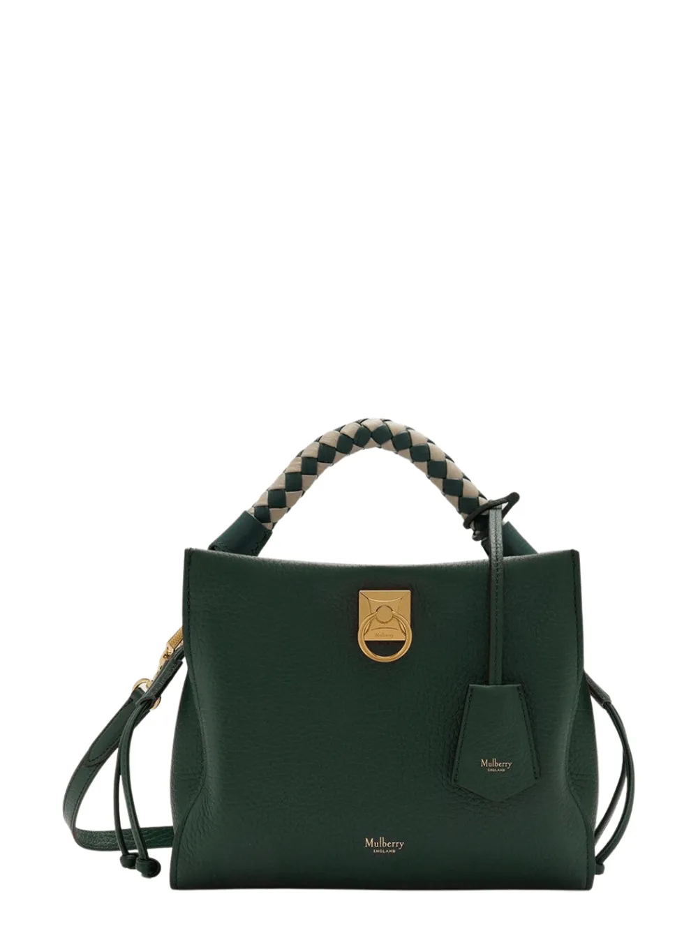 Small Iris Heavy Grain (Mulberry Green & Chalk)