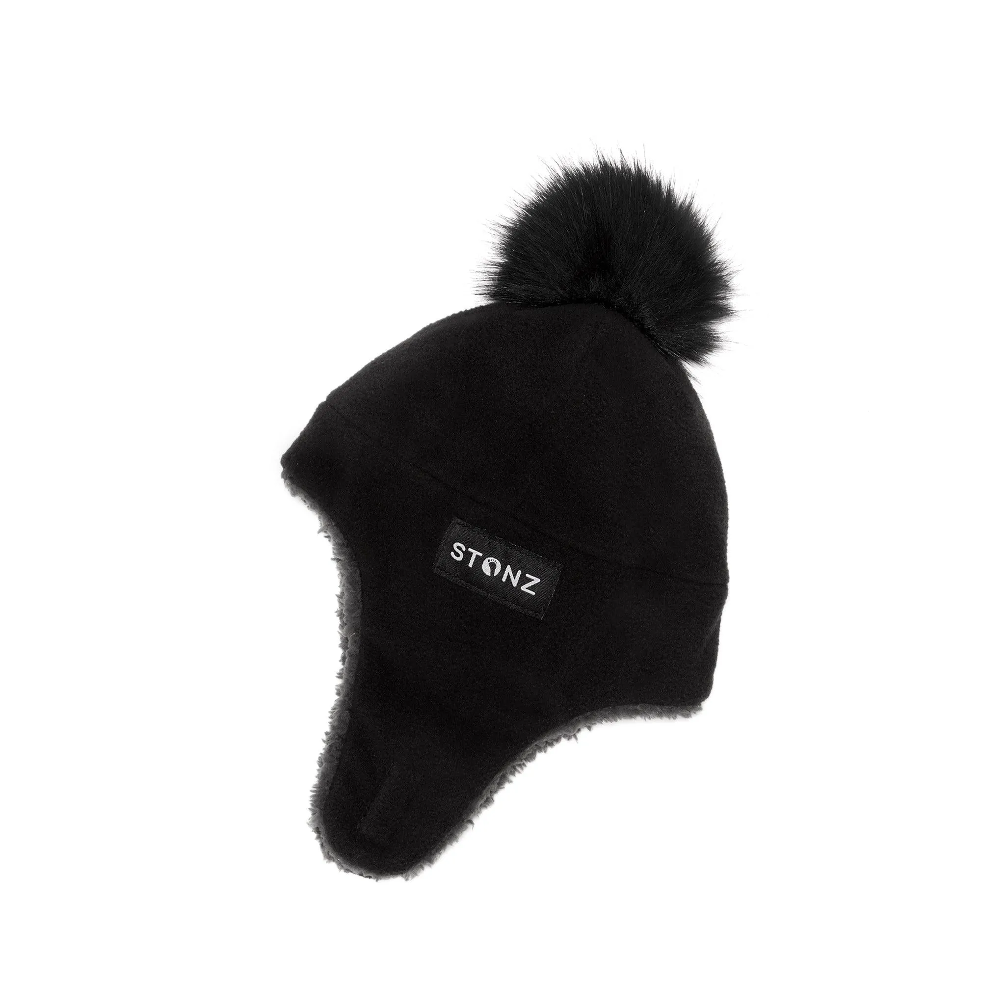 Stonz Fleece Hat - Black