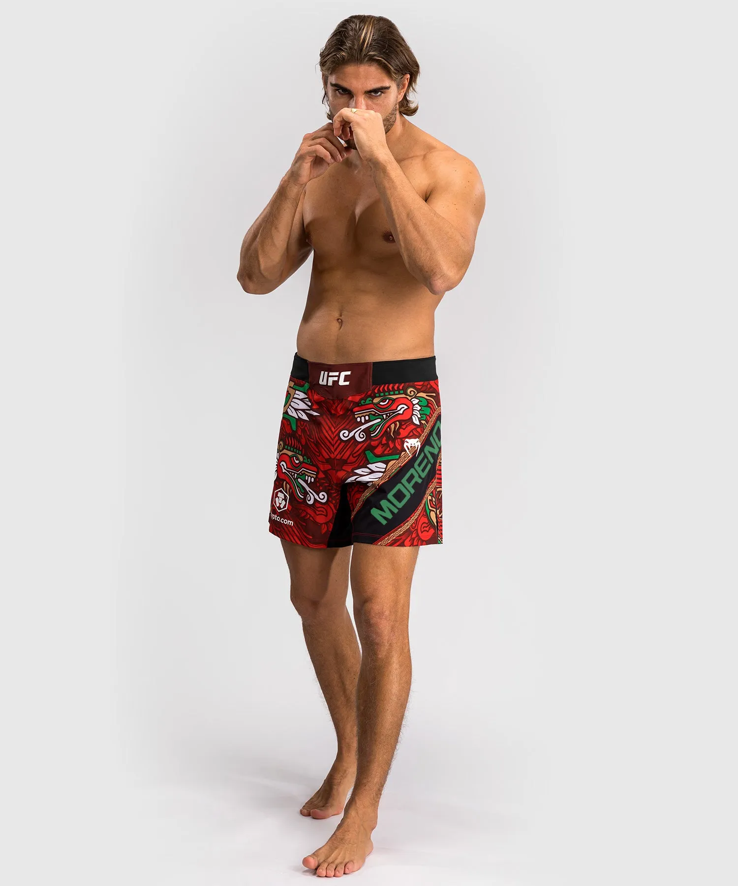 UFC Unrivaled by Venum Brandon Moreno Unisex Fight Short - Red